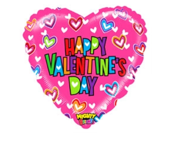 21" Mighty Pink Valentine Balloon