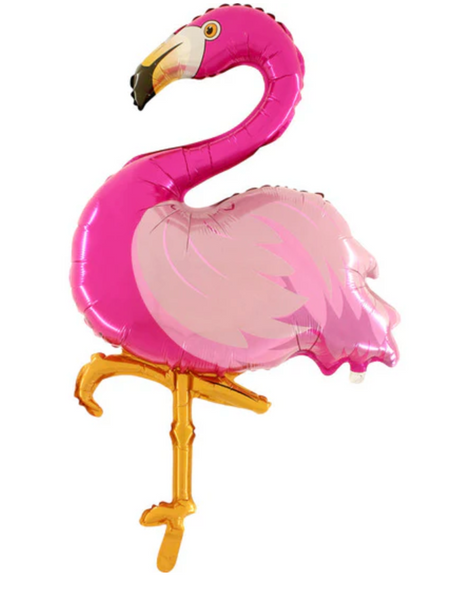 43" Pink Flamingo Helium Balloon