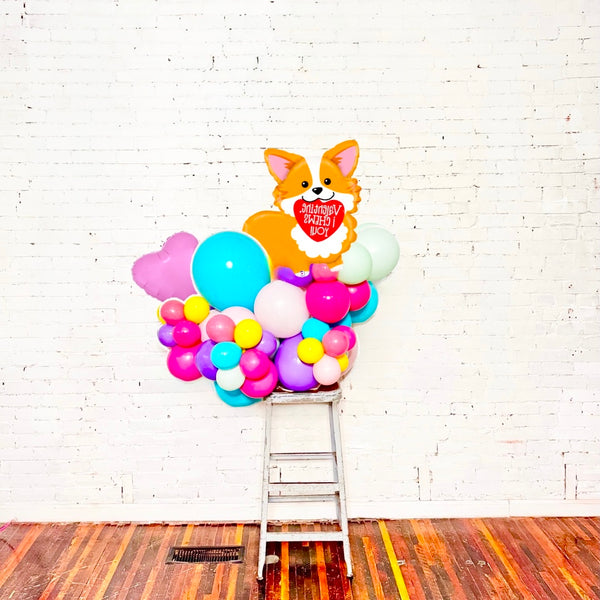 'I Chews You' Organic Balloon Stack