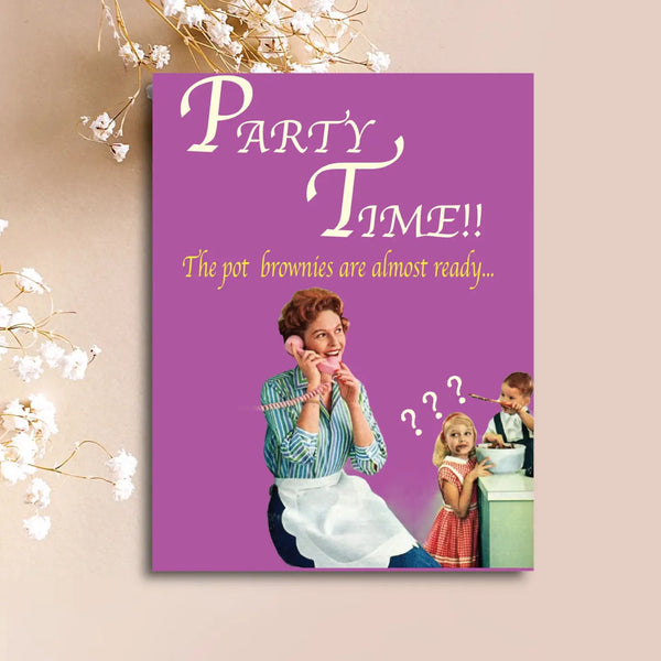 Party Time Greeting Card