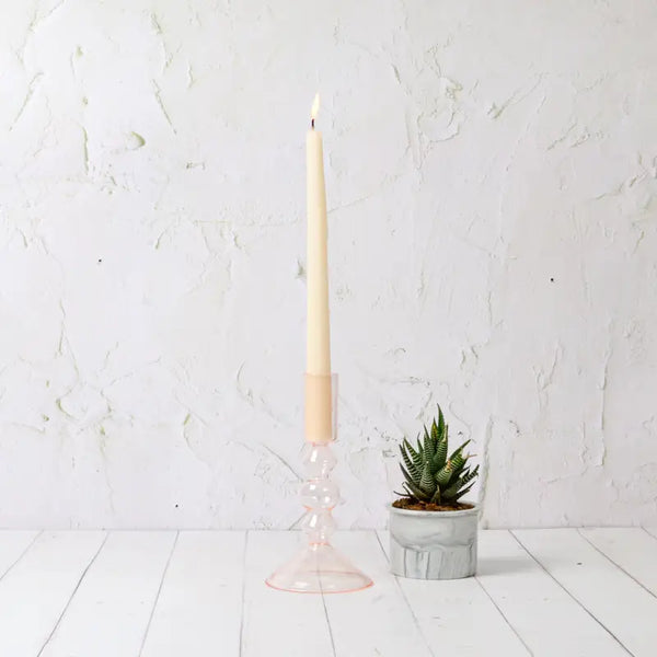 Borosilicate Glass Candle Holders - more colors