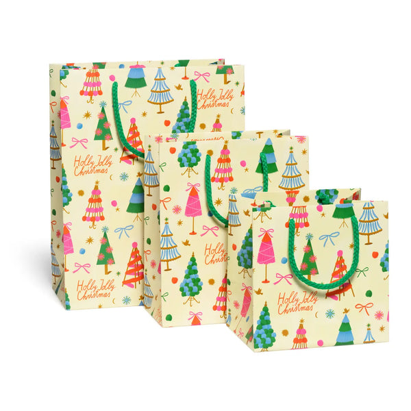 Holly Jolly Trees Gift Bags