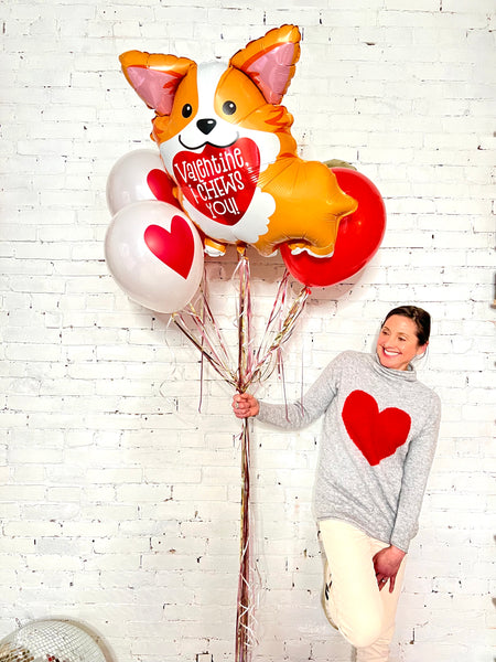 ❤️ 'Puppy Love' Valentine's Day Balloon Bouquet ❤️