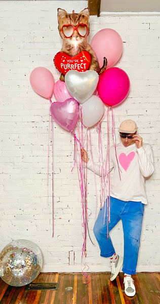 ❤️ 'Smitten Kitten' Valentine's Day Balloon Bouquet ❤️