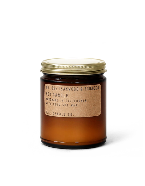 Teakwood & Tobacco Soy Candle from P.F. Candle Co.